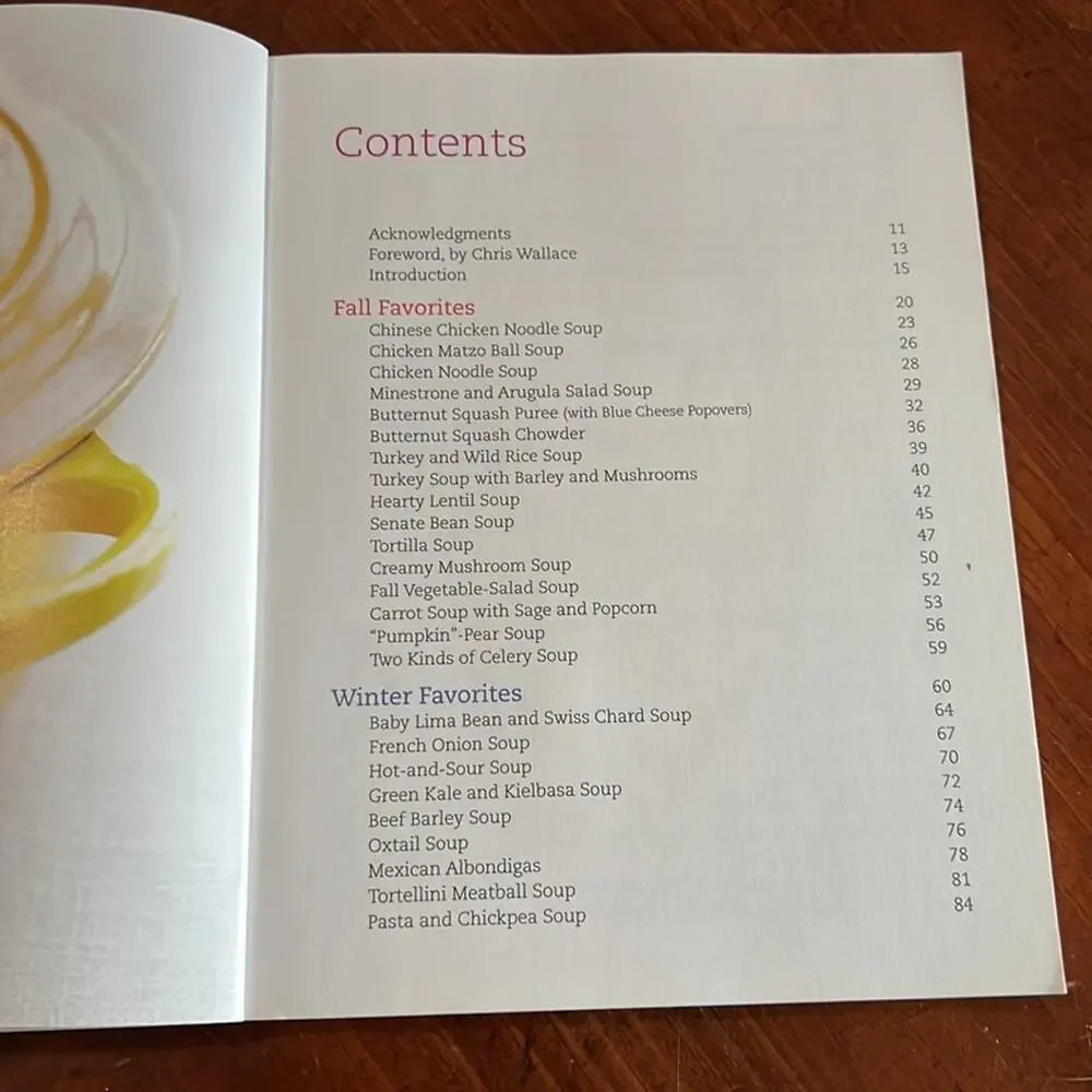 Mr. Sunday’s Soups Cookbook Soft cover Chris Wallace